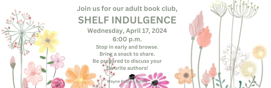 Book Club April 17, 2024 6pm