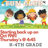Fun Club K-4th grades