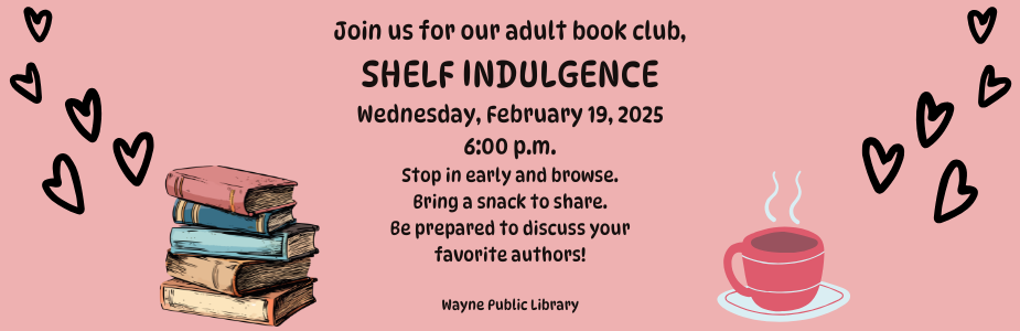 Adult book club 2/19/25 6pm